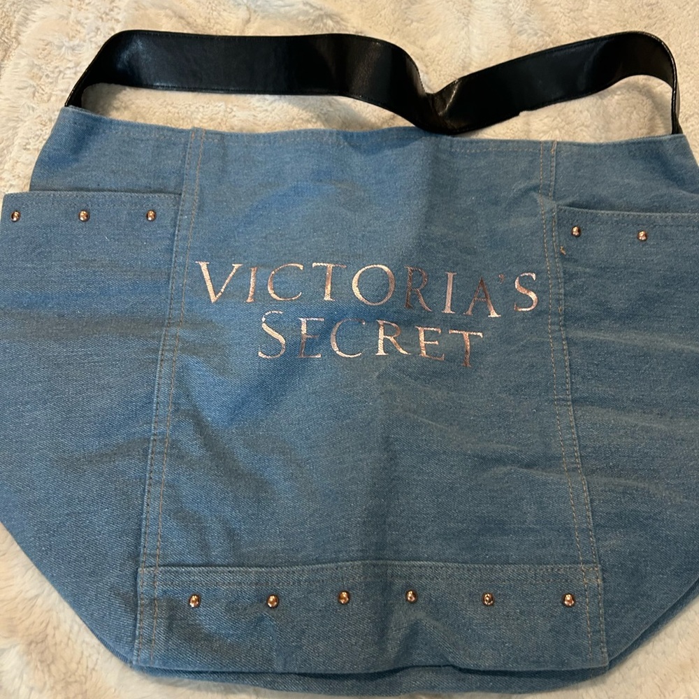 Victoria's Secret Denim Tote Bag